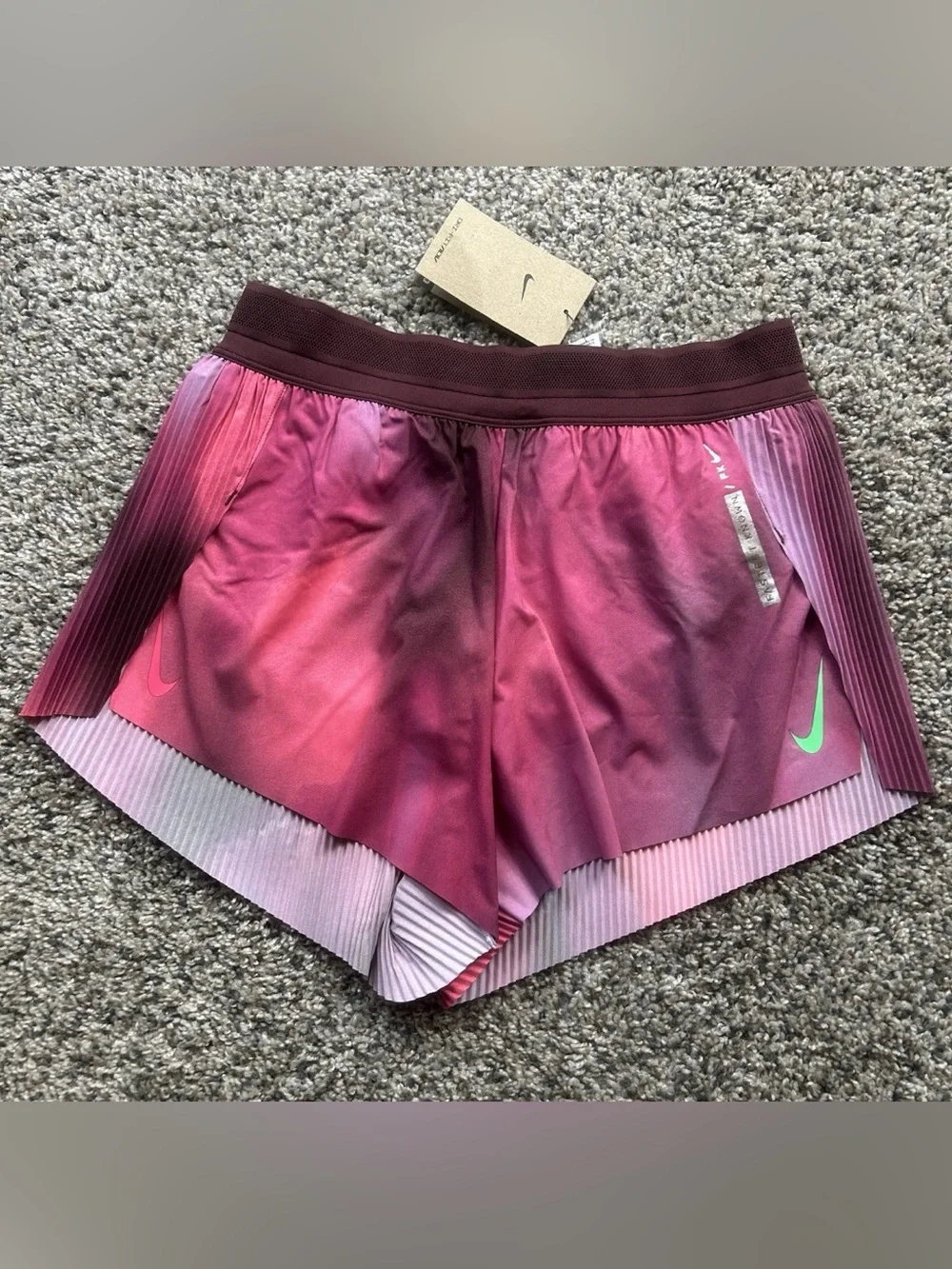 Nike Dri-Fit ADV AeroSwift Faith Kipyegon Running Shorts Size Large IF1629-532